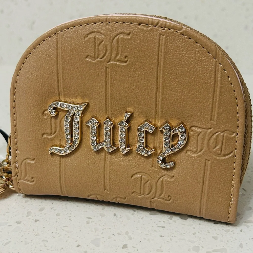🪞Juicy Couture Drama Queen Mirror Wallet Pecan NWT💎